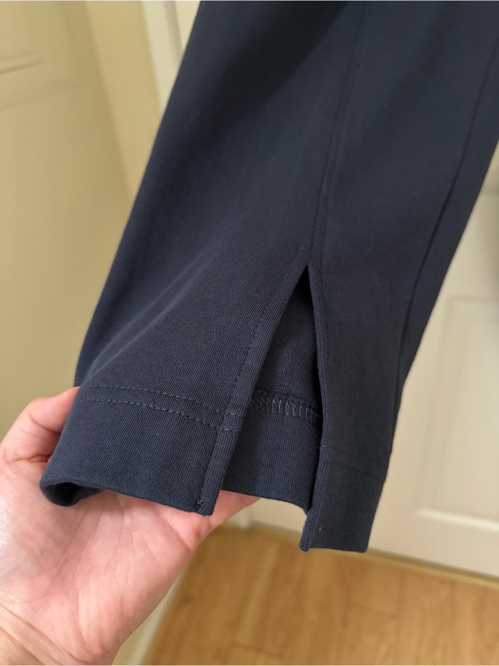 New W/ Imperfections Pact Sz XL Navy Organic Cotton Airplane Tapered Leg Pant - Picture 8 of 13